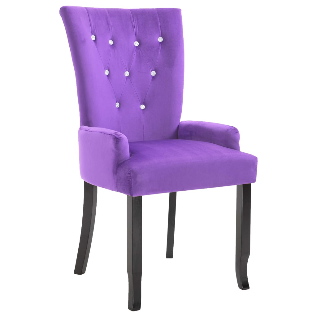 Armchair Purple Velvet