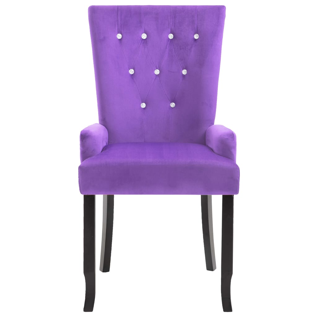 Armchair Purple Velvet