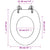 WC Toilet Seat MDF Lid Starfish