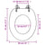 WC Toilet Seat MDF Lid Dolphins