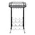 Wine Rack with Glass Holder for 9 Bottles Metal