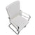 Cantilever Dining Chairs 2 pcs White Faux Leather