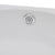 Ceramic Sink Basin Faucet & Overflow Hole Bathroom White