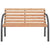 Garden Bench 120 cm Wood and Iron