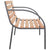 Garden Bench 120 cm Wood and Iron