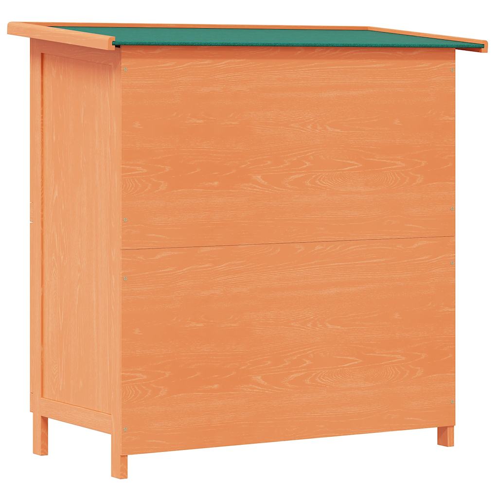 Outdoor Rabbit Hutch Small Animal House Pet Cage 4 Doors Wood