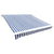 Awning Top Sunshade Canvas Blue & White 3 x 2.5m