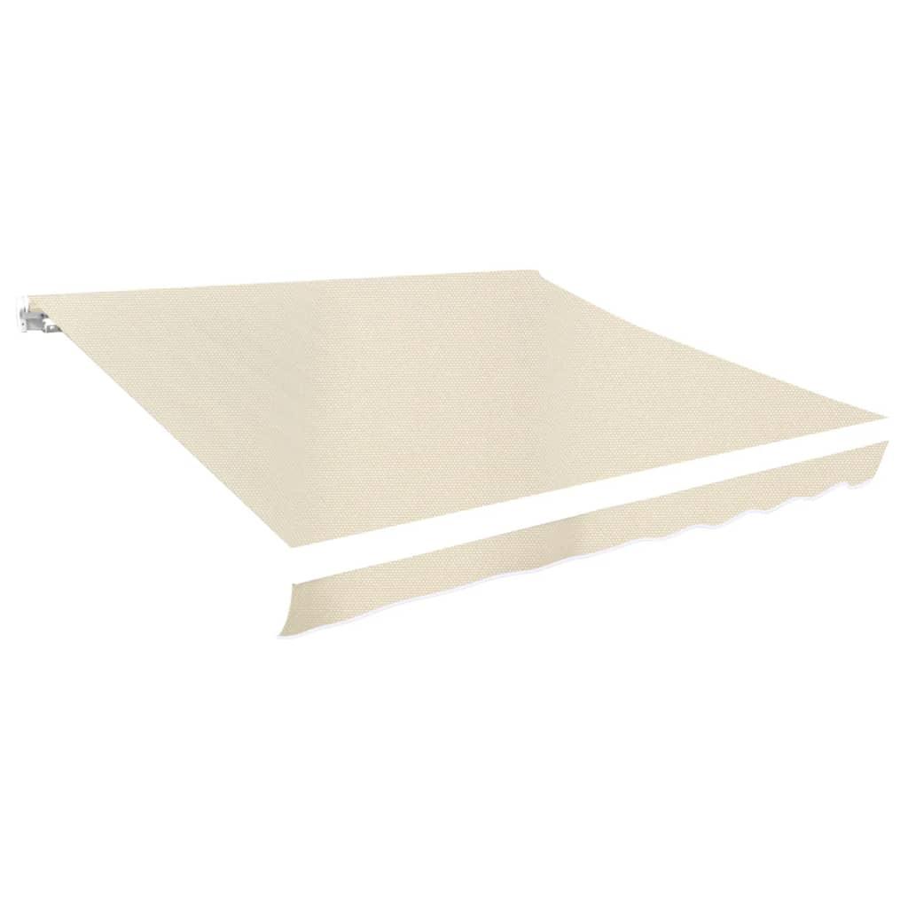 Awning Top Sunshade Canvas Cream 3x2.5m