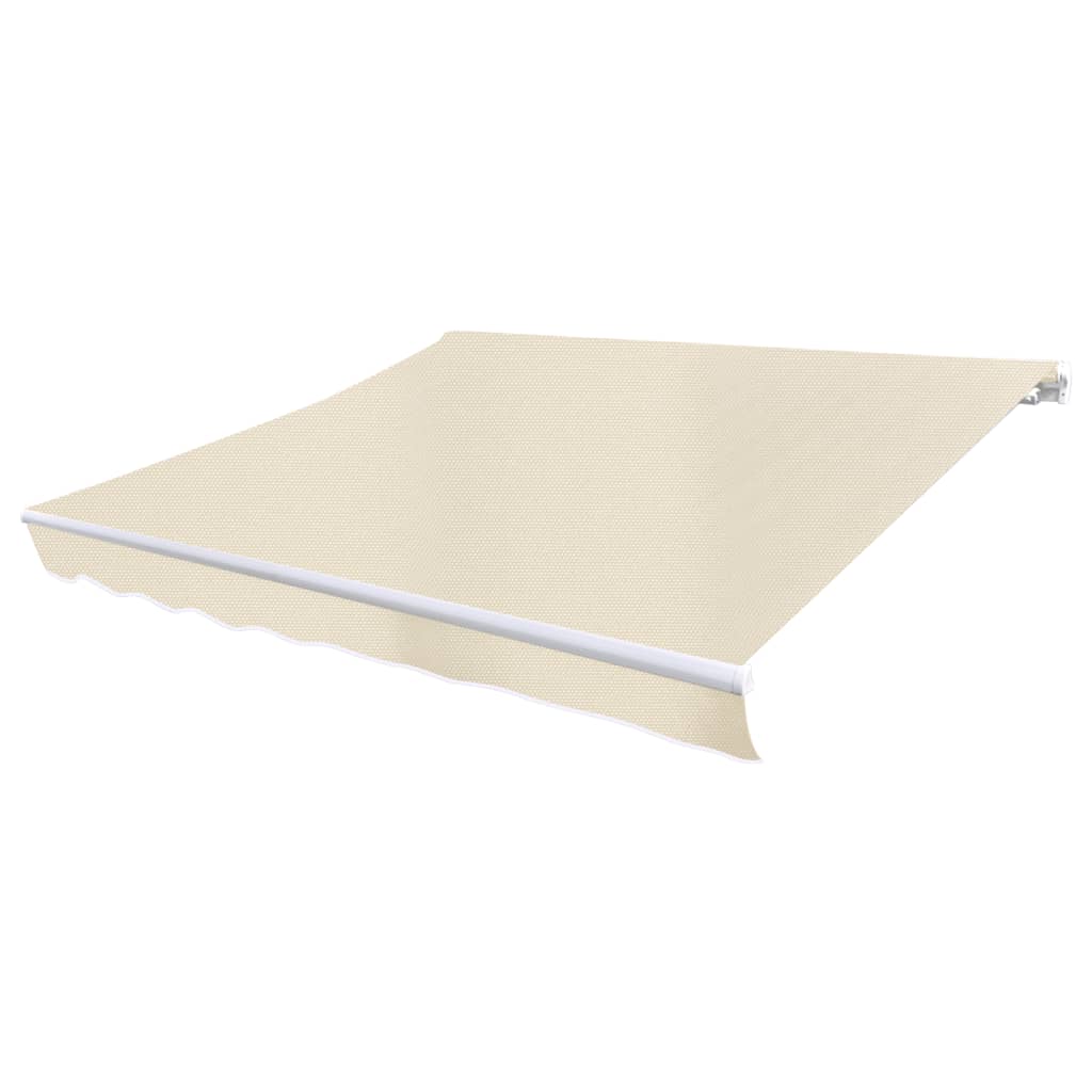 Awning Top Sunshade Canvas Cream 4 x 3 m (Frame Not Included)