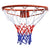 Basketball Goal Hoop Set Rim with Net Orange 45 cm