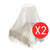 Mosquito Net 2 pcs Round 56x325x230 cm