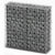 Gabion Basket with Lids Galvanised Wire 100 x 100 x 30 cm