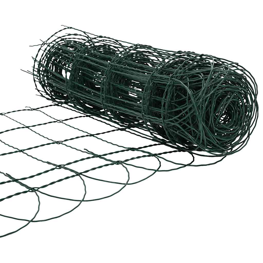 Garden Border Fence Powder-coated Iron 10x0.65 m