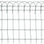 Garden Border Fence Powder-coated Iron 10x0.65 m
