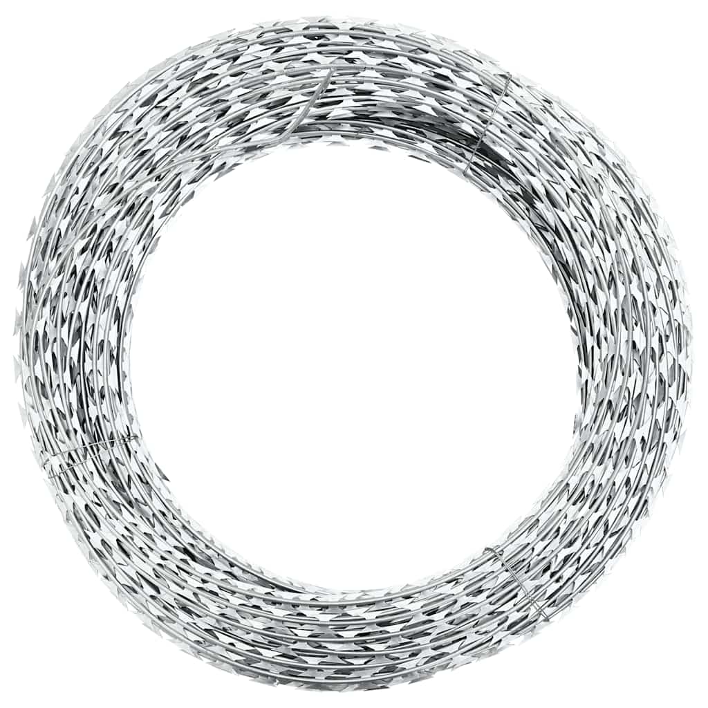 Razor Wire Helical Wire Roll Galvanised Steel 60 m