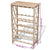 Wine Rack for 25 Bottles Solid Fir Wood