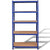 5-Layer Storage Shelf Blue Steel&Engineered Wood