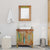 Reclaimed Solid Wood Bathroom Vanity Cabinet Set with Mirror