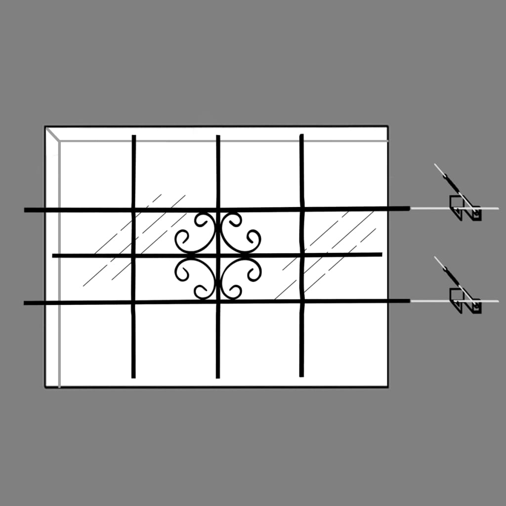 Window Security Grilles 69 x 114 cm