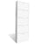 White Wooden Shoe Cabinet with 5 Compartments