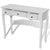 Dressing Console Table with Three Drawers White