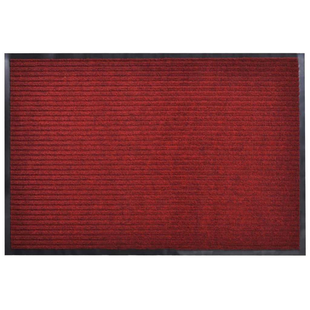 Door Mat Red 90 x 60 cm PVC