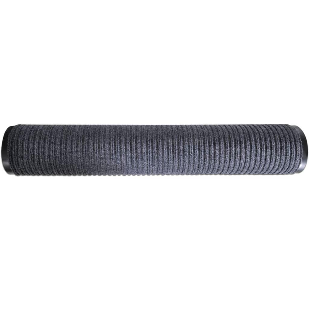 Door Mat Grey 90 x 150 cm PVC