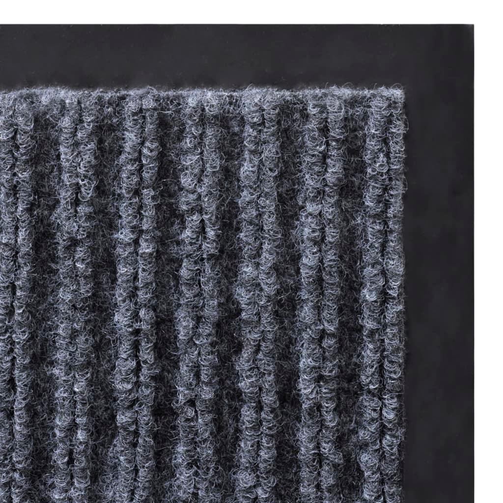Door Mat Grey 90 x 150 cm PVC