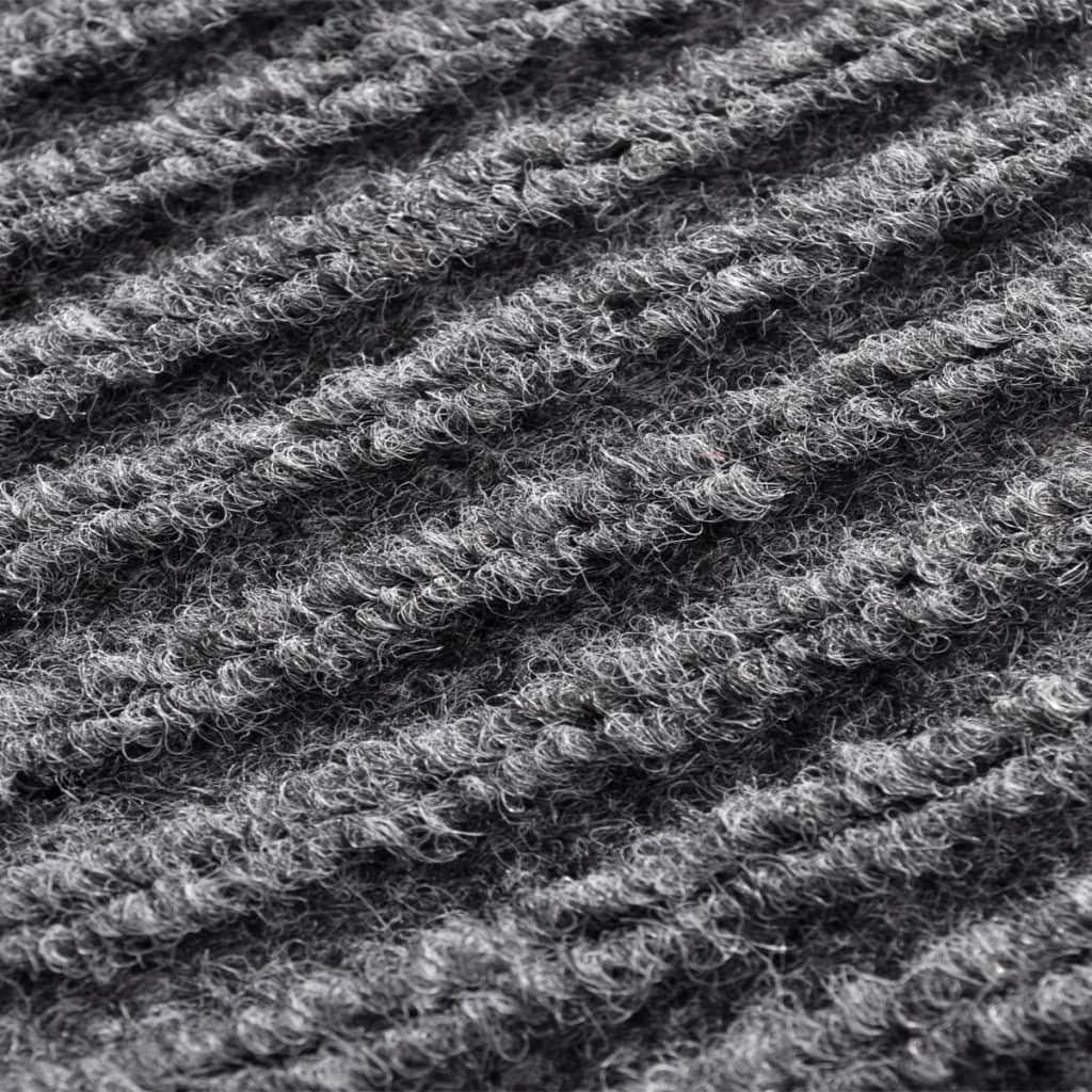 Door Mat Grey 90 x 150 cm PVC