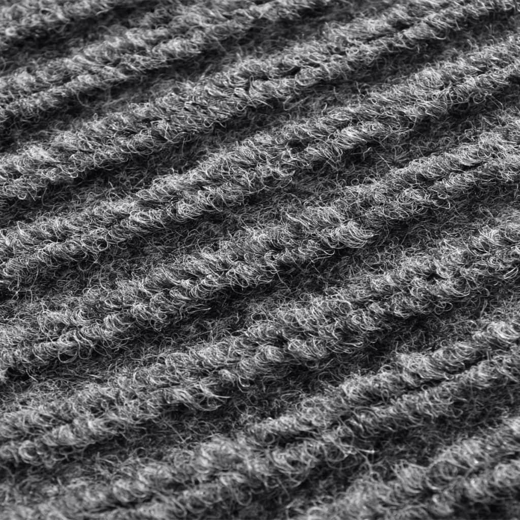 Door Mat Grey 120 x 180 cm PVC