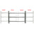 Adjustable Security Grille for Windows with 3 Crossbars 700-1050 mm