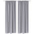 2 pcs Grey Slot-Headed Blackout Curtains 135 x 245 cm