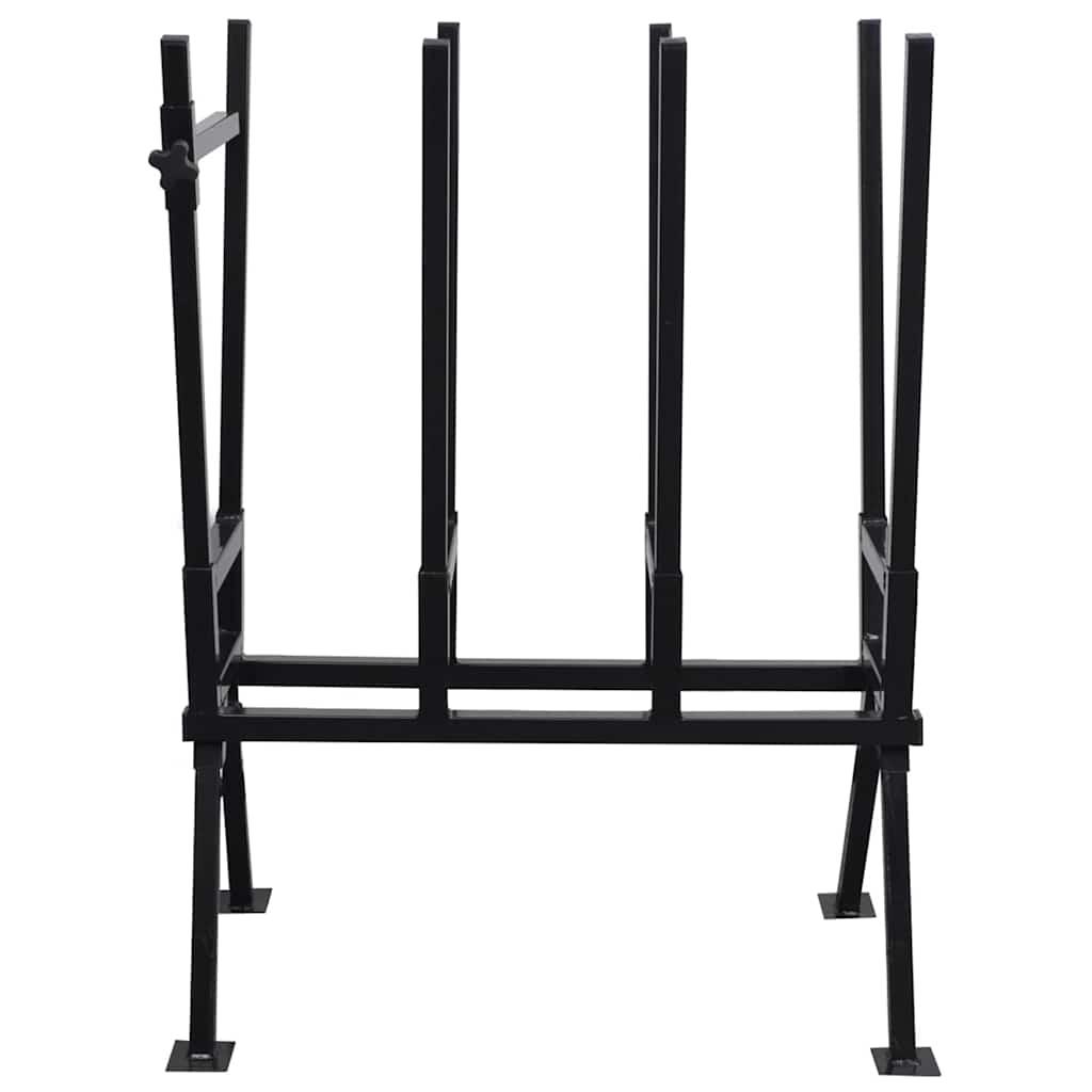 Black Powder-Coated Saw Horse for Woodworking