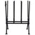 Black Powder-Coated Saw Horse for Woodworking