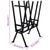 Black Powder-Coated Saw Horse for Woodworking