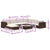 8 Piece Garden Lounge Set with Cushions Poly Rattan Brown