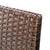 3 Piece Garden Lounge Set with Cushions Poly Rattan Brown