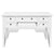 White Writing Desk with 5 Drawers