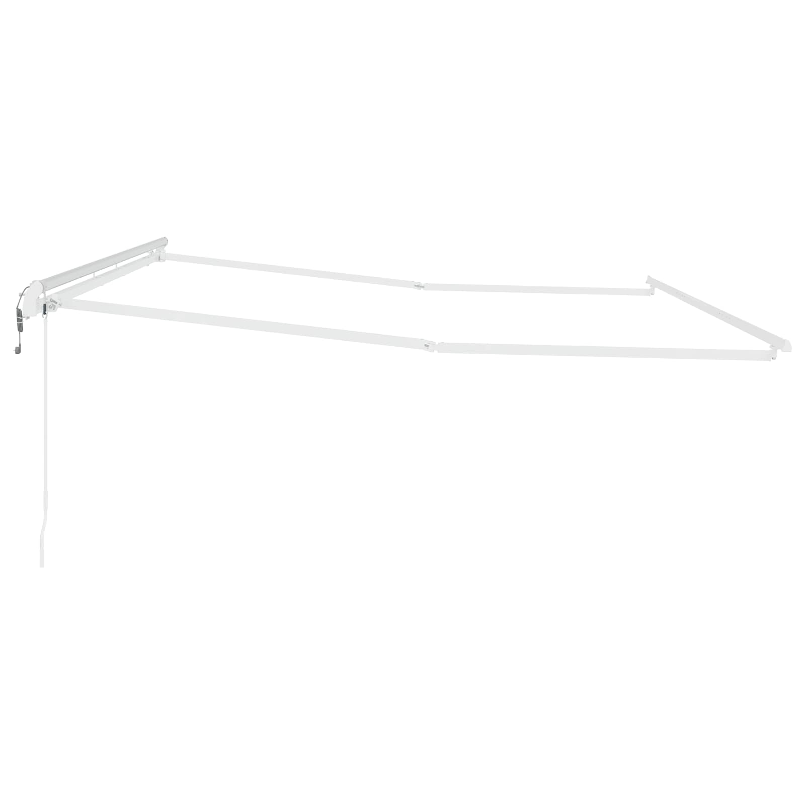 Awning Frame 4x3 m Automatic Roll-back Aluminium