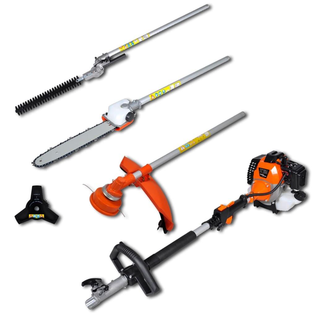 4-in-1 Multi-tool Hedge&amp;Grass Trimmer, Chain Saw, Brush Cutter