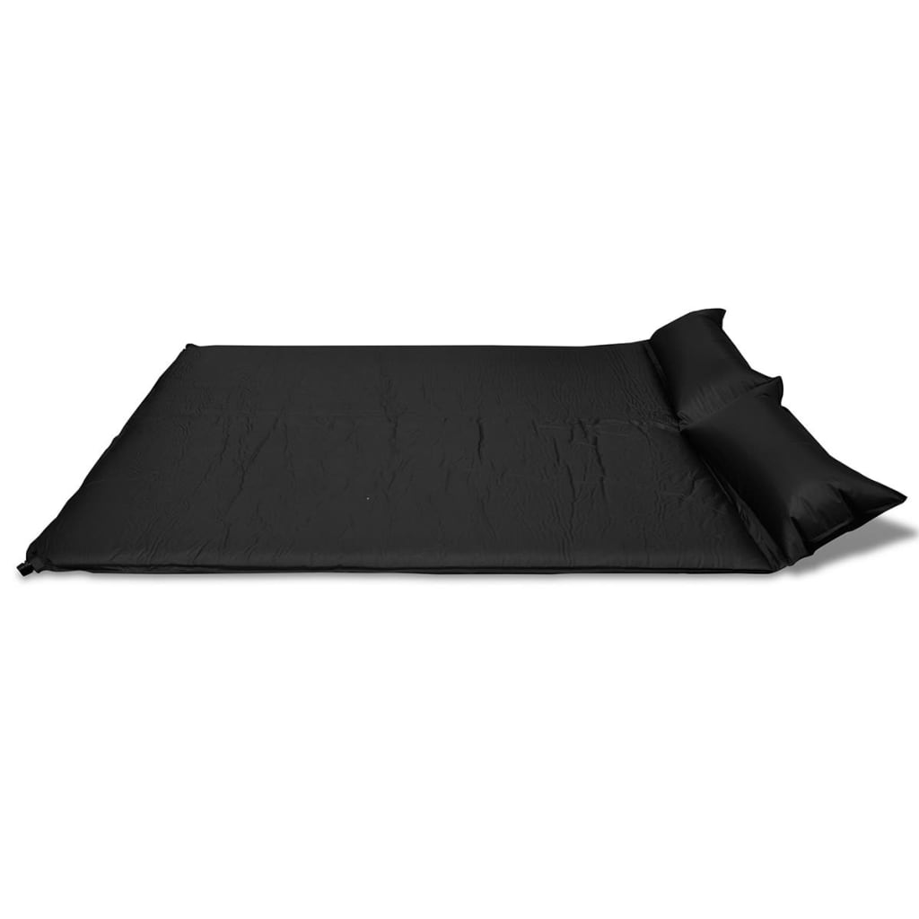 Black Self-inflating Sleeping Mat 190x130x5 cm (Double)