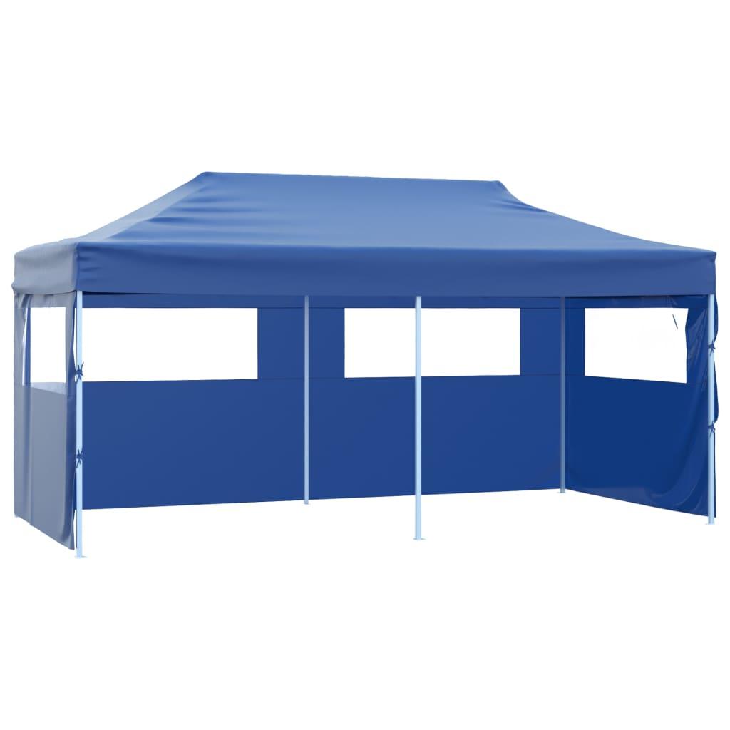 Blue Foldable Pop-up Party Tent 3 x 6 m