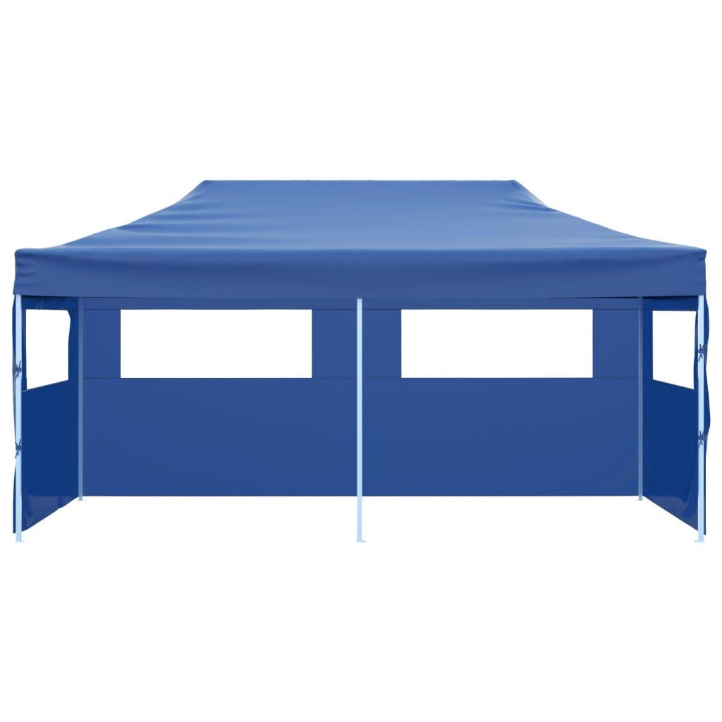 Blue Foldable Pop-up Party Tent 3 x 6 m