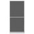 White Hinged Insect Screen for Doors 100 x 215 cm