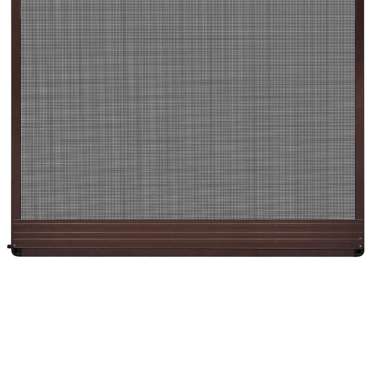 Hinged Insect Screen Manual Brown and Black 100 x 215 cm