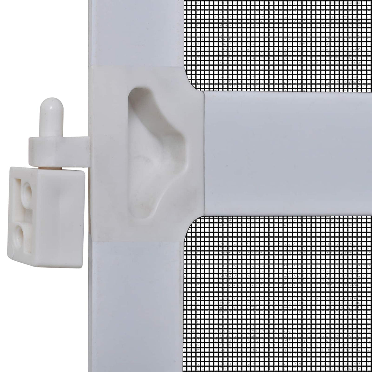 Hinged Insect Screen Manual White and Black 120 x 240 cm