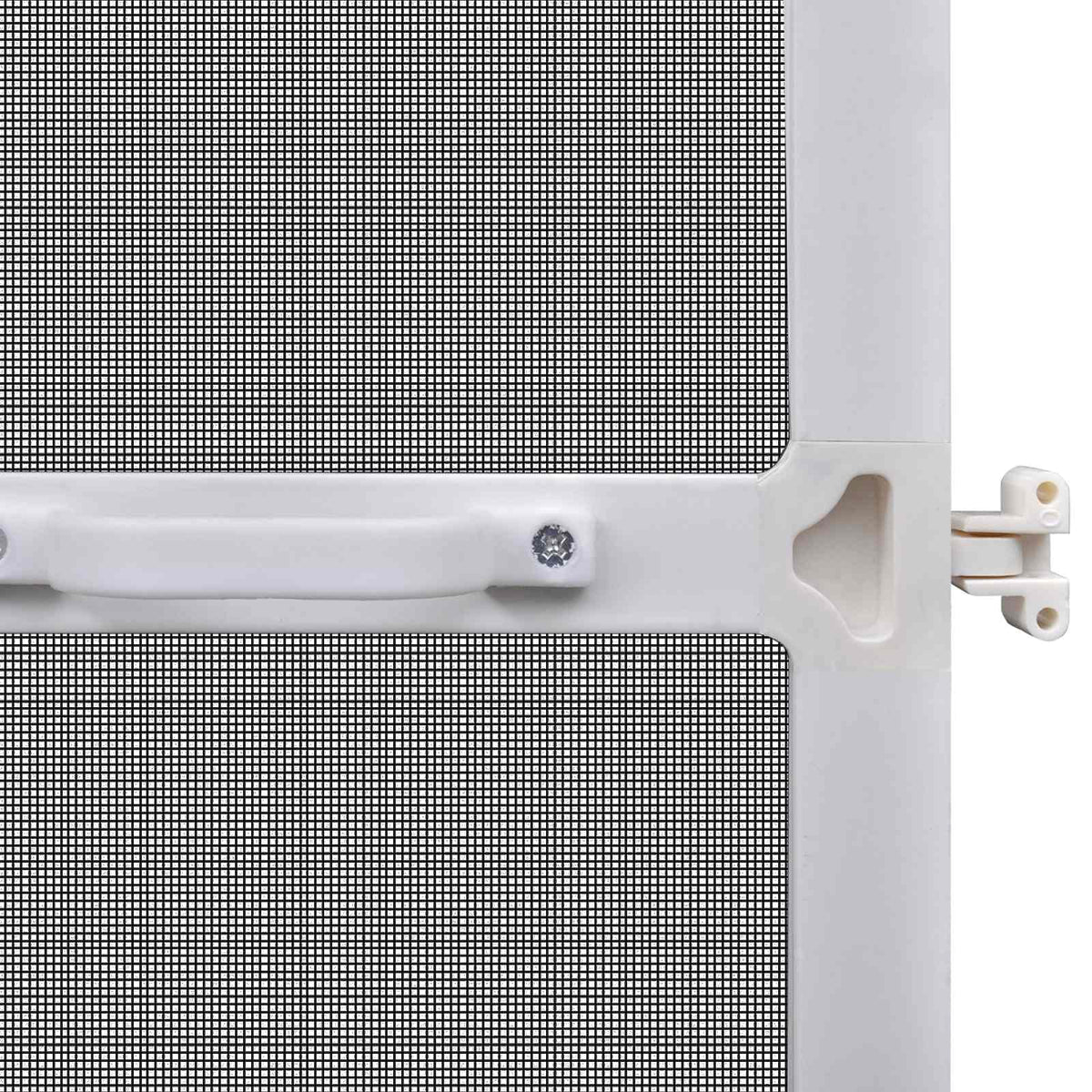 Hinged Insect Screen Manual White and Black 120 x 240 cm