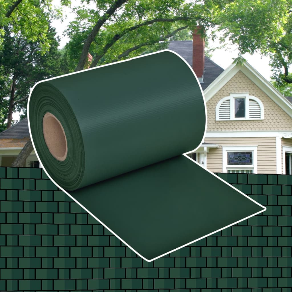 Garden Privacy Screen PVC 70x0.19 m Green