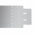 Set of 5 Flexible Lawn Fence Galvanised Steel 100 x 14 cm