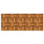 10 pcs Acacia Decking Tiles 30 x 30 cm